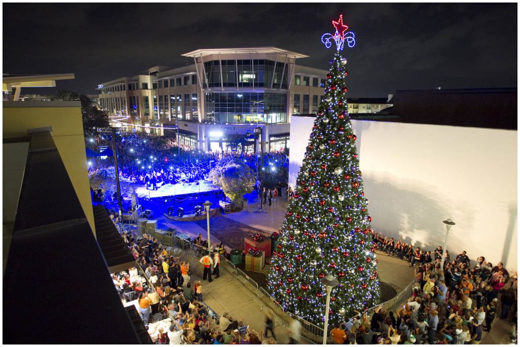 christmas decor by bring the bright austin Holiday Fun at The Domain Austin christmas lights, Holiday