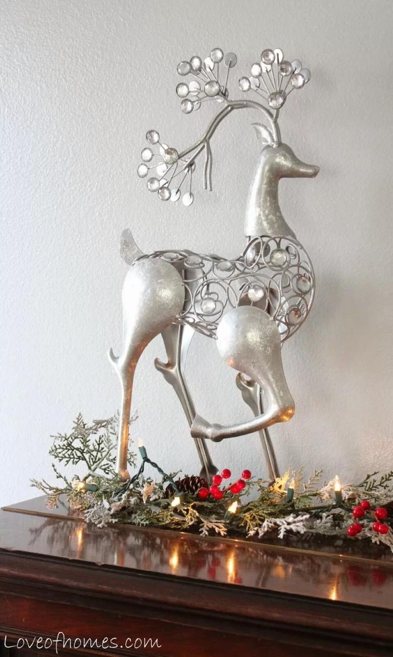 christmas decor silver and red 30 Best Silver Christmas Decorations to Sparkle Up Your Holiday in 2020