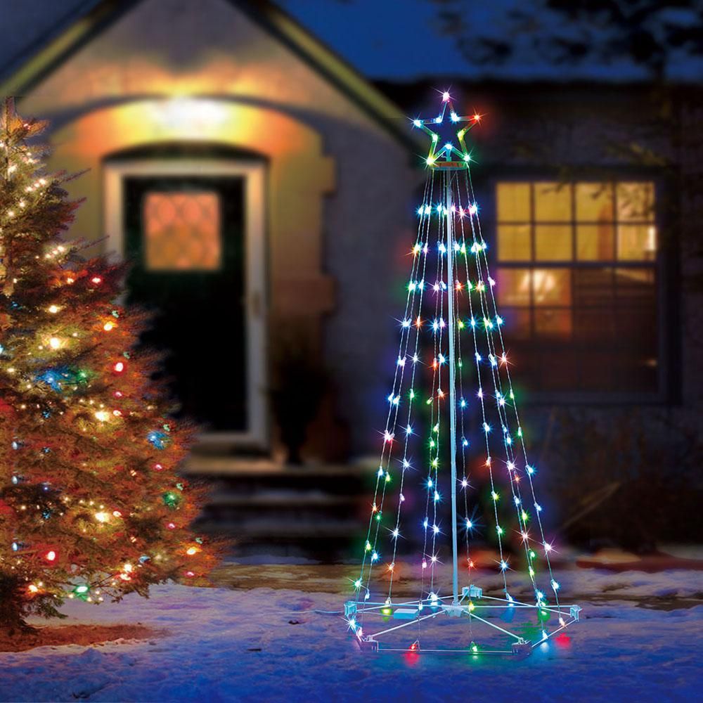 light up christmas tree decor 10+ Outdoor Christmas Tree Lighting Ideas