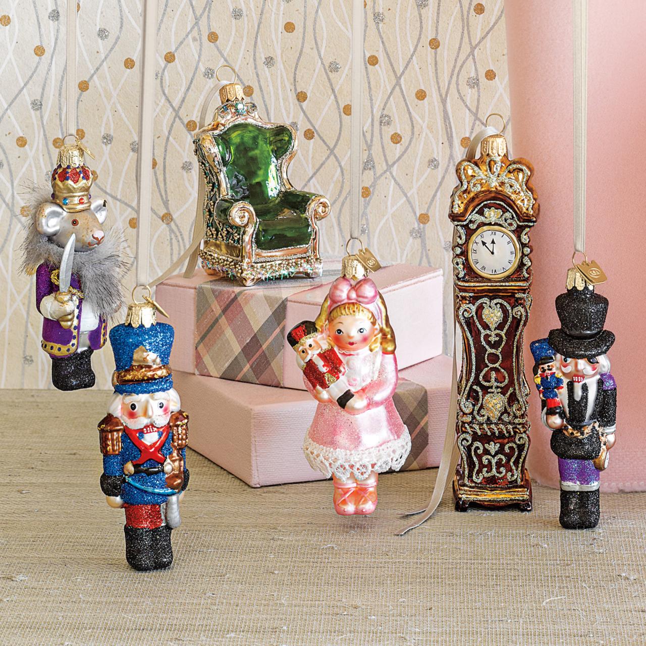 nutcracker ballet christmas decor Nutcracker Ballet Ornaments Gump's