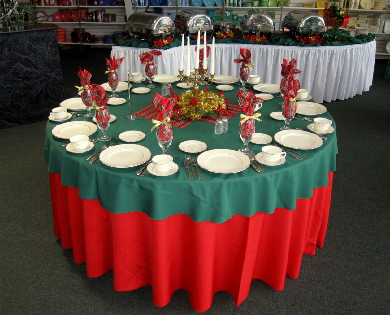 round table christmas decor ideas Round Table Christmas Decor Ideas Lodge State