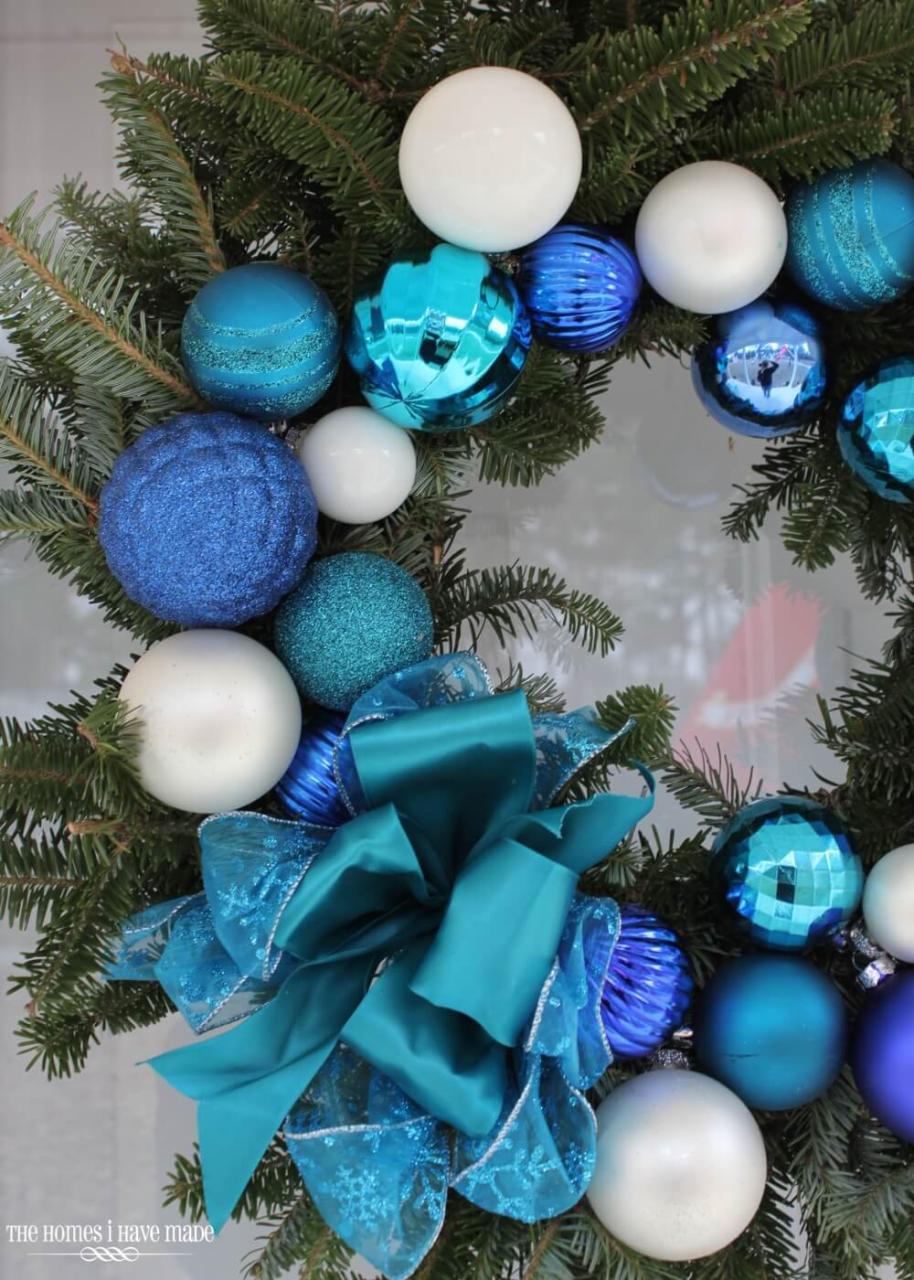 christmas decoration ideas blue 23 Best Blue Christmas Decor Ideas and Designs for 2020