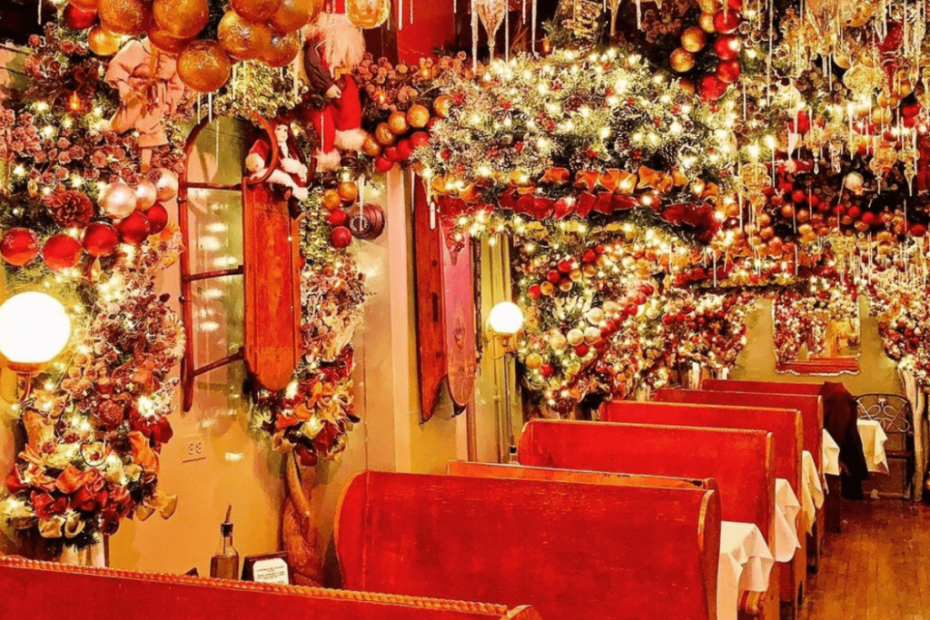 best christmas decor restaurants nyc Best ChristmasThemed Restaurants New York