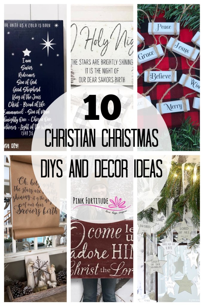 christian decor for christmas 10 Christian Christmas DIY and Decor Ideas Pink Fortitude, LLC