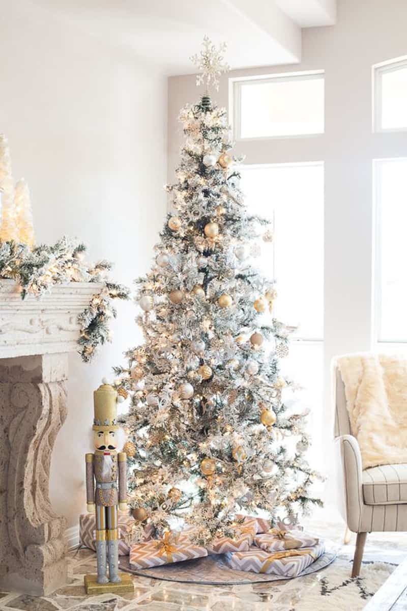 frosted forest christmas decor Beautiful Ideas to Deck up Your Frosted Christmas Tree