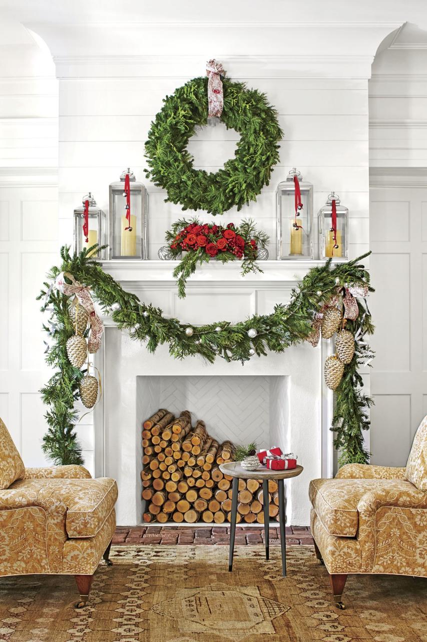 christmas mantel decorating ideas 22+ Christmas Mantel Ideas For 2022 Minted