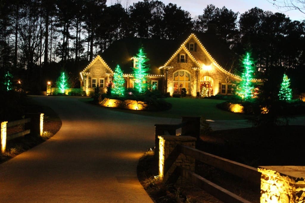 christmas decor lighting service Outside Christmas Light Installation Find Installer to Hang Christmas