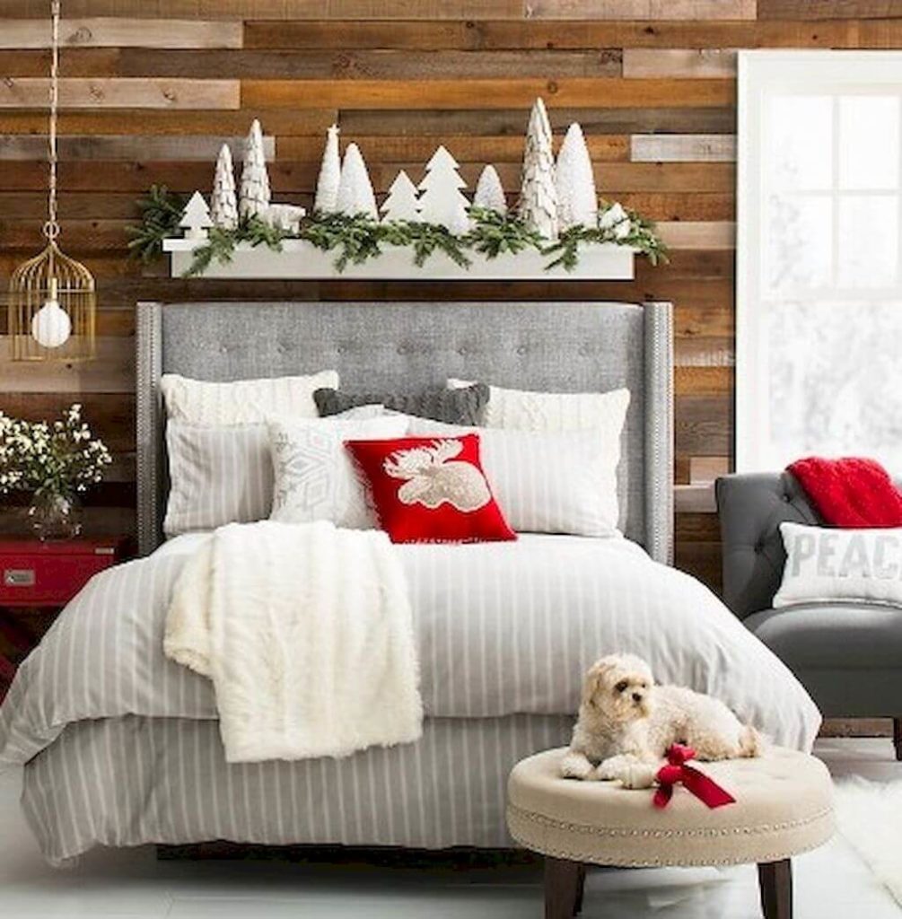 christmas bedroom decor pinterest Top 30 Christmas Bedroom Decorations Ideas Taken From Pinterest