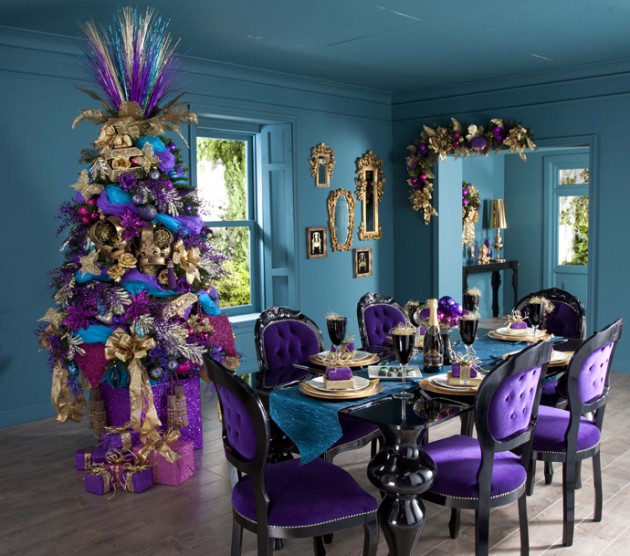 purple christmas decor ideas 19 Amazingly Purple Christmas Decorations To Add