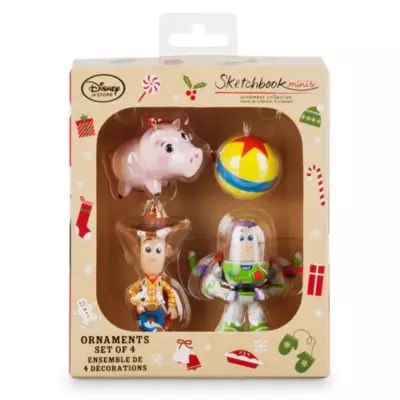 toy story christmas decor Toy Story Christmas Decorations, Set of 4