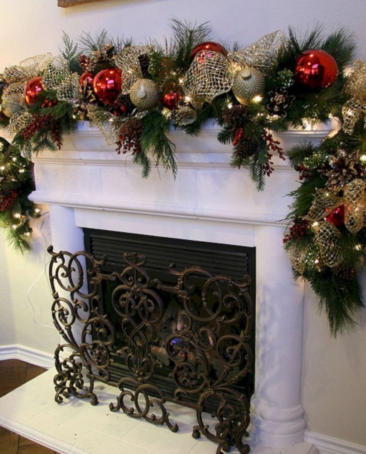 diy fireplace christmas decor DIY Christmas Decoration Projects For Fireplaces Worth Trying DIY