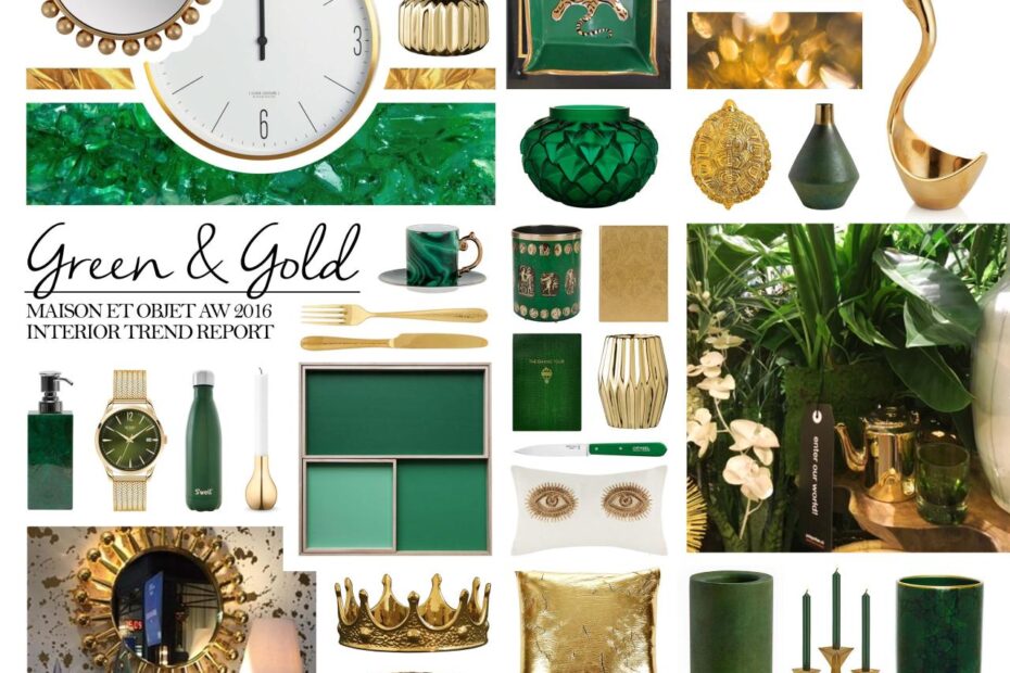 emerald green and gold christmas decor Inspiration Green home decor, Emerald green living room, Gold living room