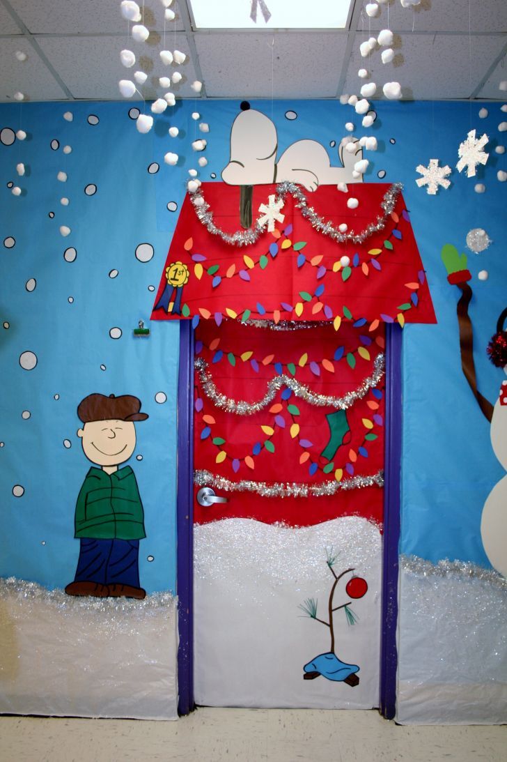 charlie brown christmas door decor 10 Nice images Charlie Brown Christmas Door Decorations Door