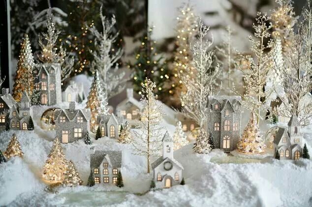 little white houses christmas decor White houses Christmas holidays, Christmas, Christmas villages