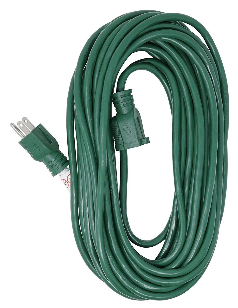 outdoor christmas decorations extension cords Woods 0393 16/3 40Foot Outdoor Extension Cord, Ideal for Holiday