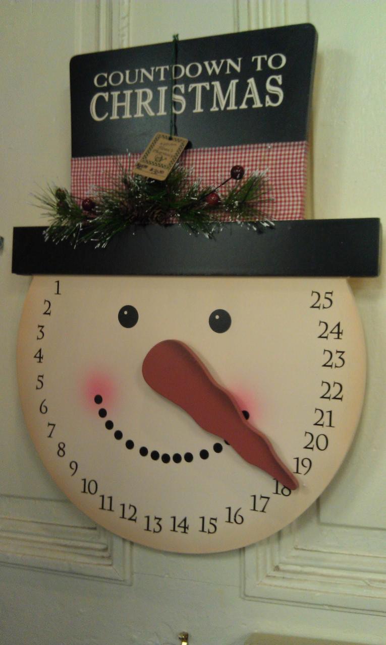 countdown to christmas decor Countdown to Christmas Wall Decor I need my dad to make me one of these