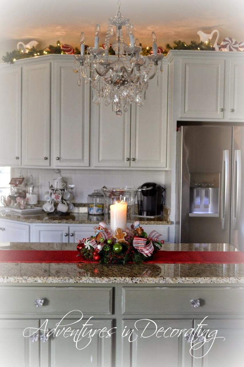 kitchen island christmas decor ideas Image result for how to decorate a kitchen island for christmas