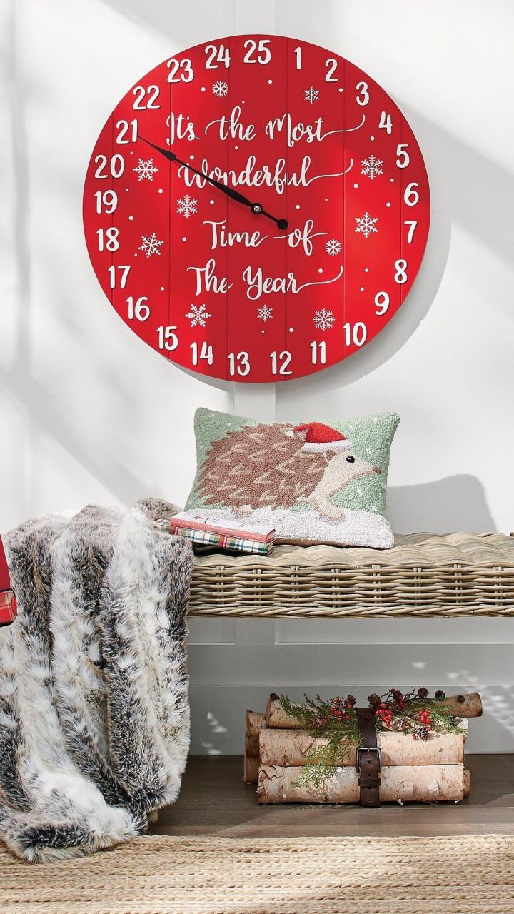 countdown to christmas decor Countdown to Christmas Wall Decor Grandin Road Christmas wall decor