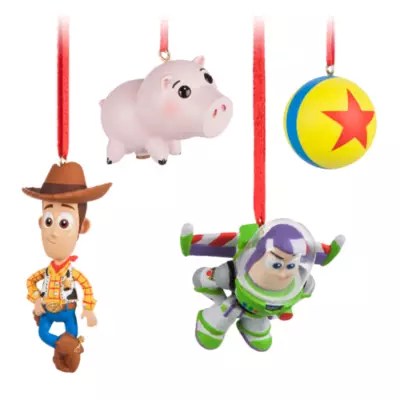 toy story christmas decor Toy Story Christmas Decorations, Set of 4