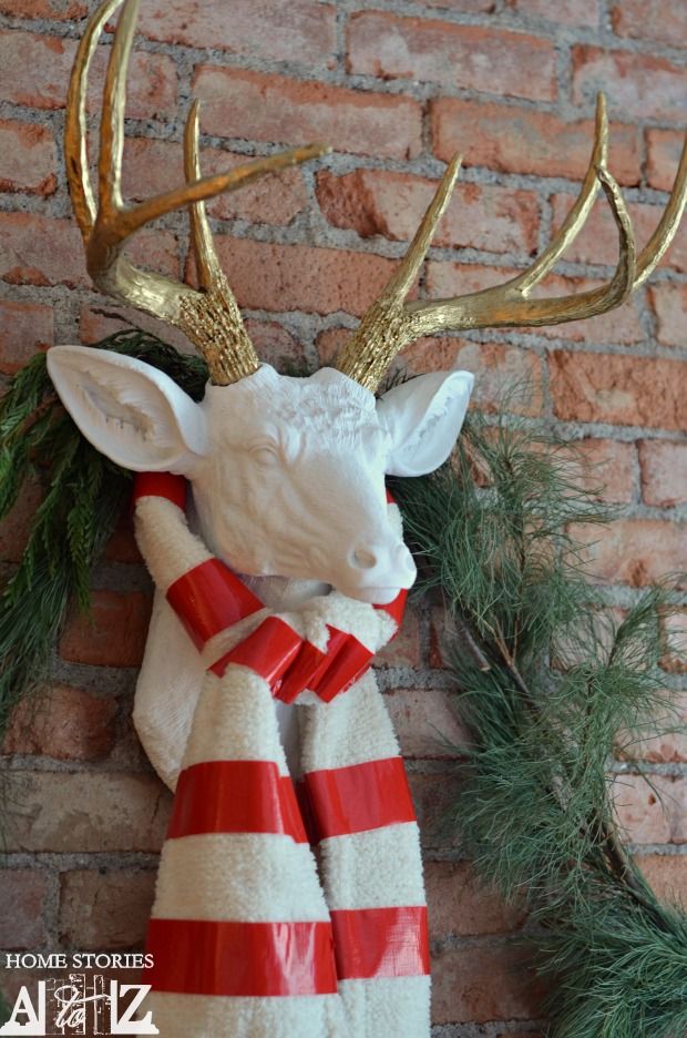 deer head christmas decor 20+ Deer Head Christmas Decoration