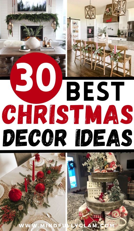 side table christmas decor ideas 30 Creative & Simple Christmas Decor Ideas for Every Room in Your Home