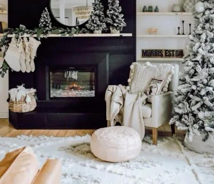 black fireplace christmas decor Pin on Pins by you