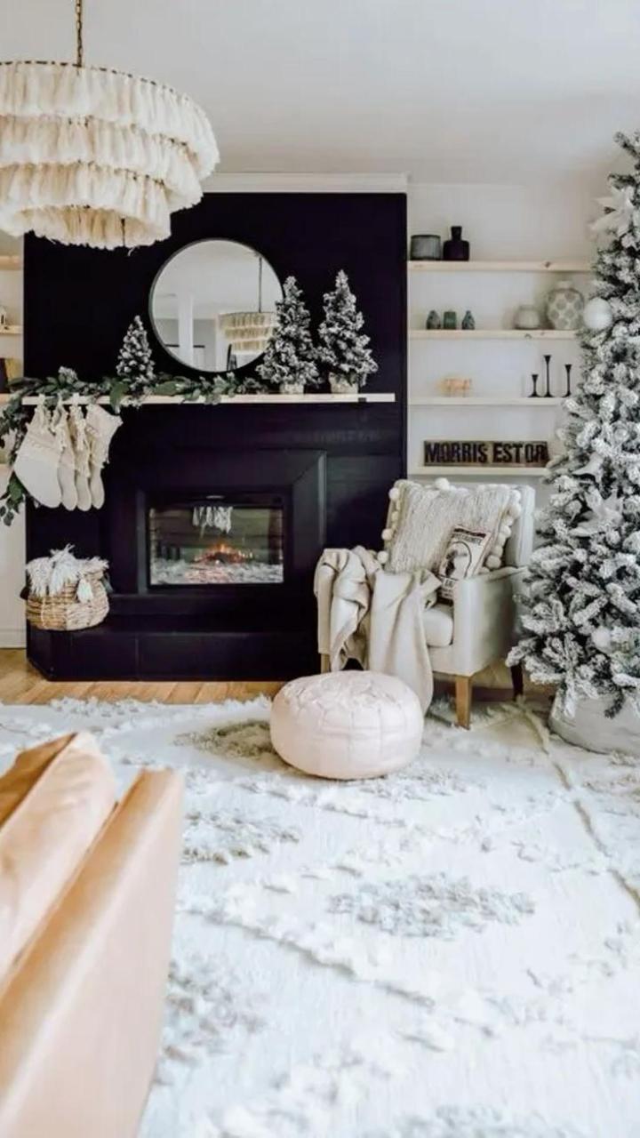 black fireplace christmas decor Pin on Pins by you