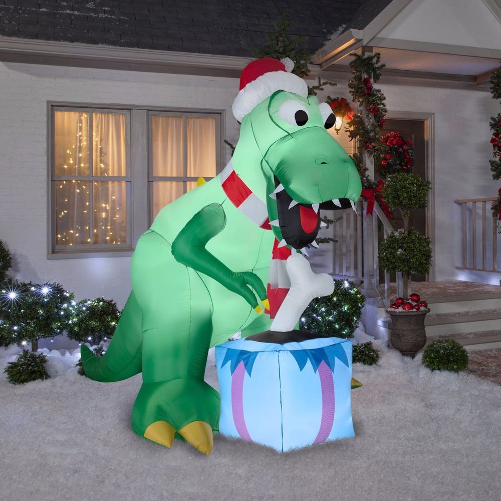 dinosaur christmas decorations outdoor Dinosaur Outdoor Christmas Decorations HomeDecorish