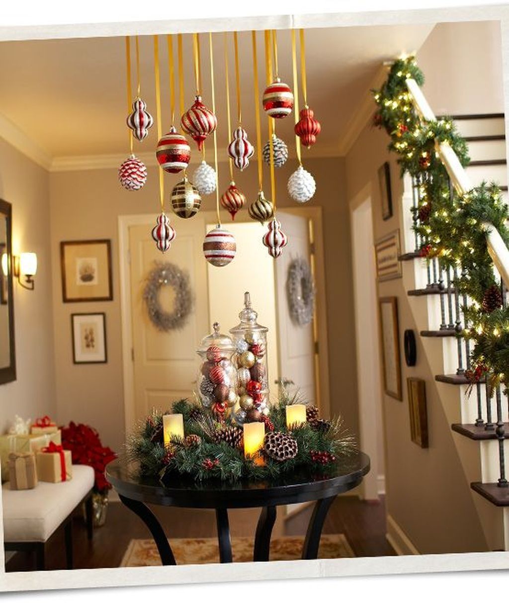 christmas decor hanging from ceiling 30+ Hanging Ornaments From Ceiling Ideas HomeDecorish