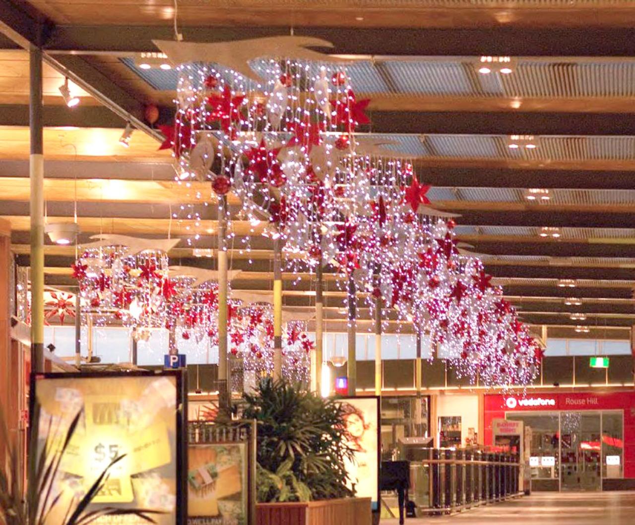 christmas decor hanging from ceiling 30+ Hanging Ornaments From Ceiling Ideas HomeDecorish