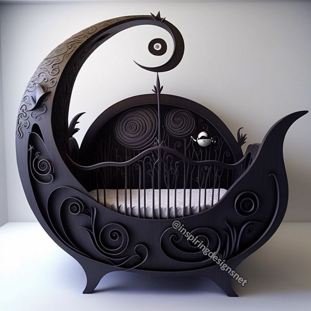 nightmare before christmas nursery decor Crib Designs Inspired By The Nightmare Before Christmas Inspiring