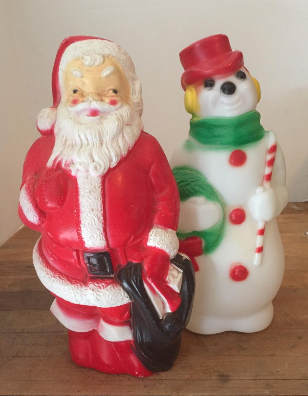 vintage plastic christmas decor Vintage Plastic Christmas Yard Decorations ZYHOMY