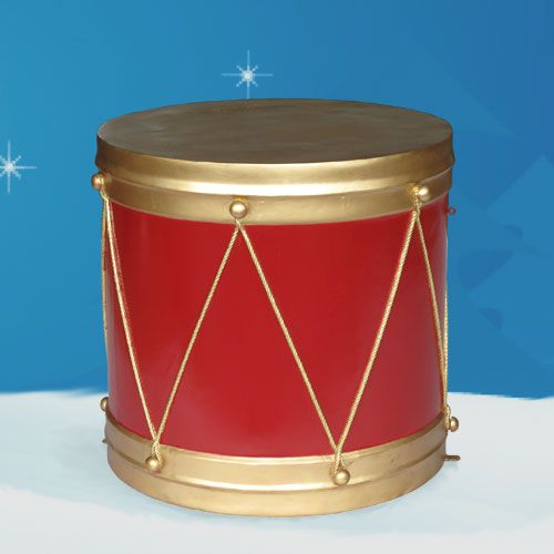 large christmas drum decor Giant Display Drum Christmas display, Christmas toyland, Christmas