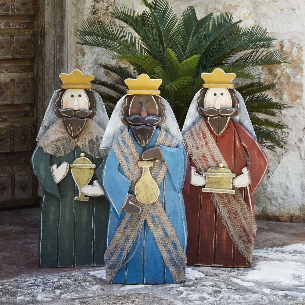 3 wise men christmas decor Three Wise Men Outdoor Decor Wisteria Three wise men, Christmas