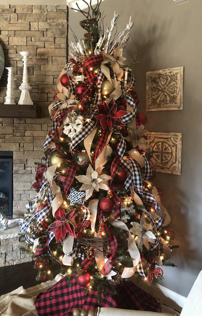 plaid christmas tree decor 20+ Bufflo Plaid Christmas Tree