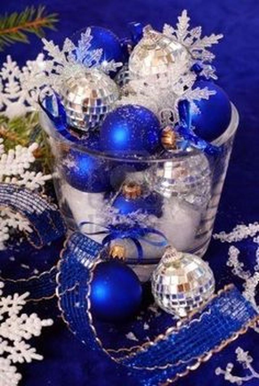 royal blue christmas decor 30+ Blue Decorations For Christmas