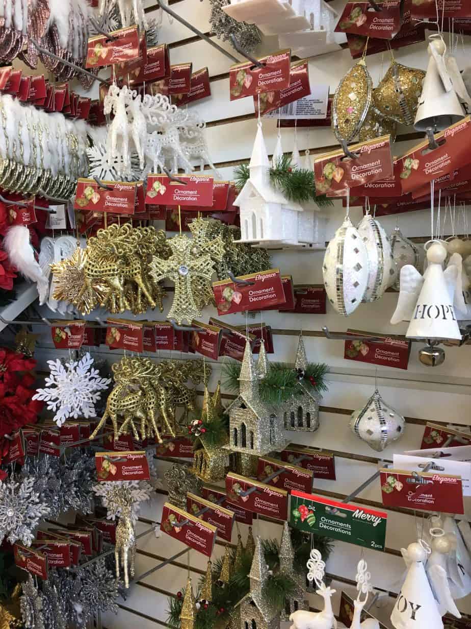 christmas decor at dollar tree Dollar Store Christmas Decorating Ideas Various Tree Ornaments I