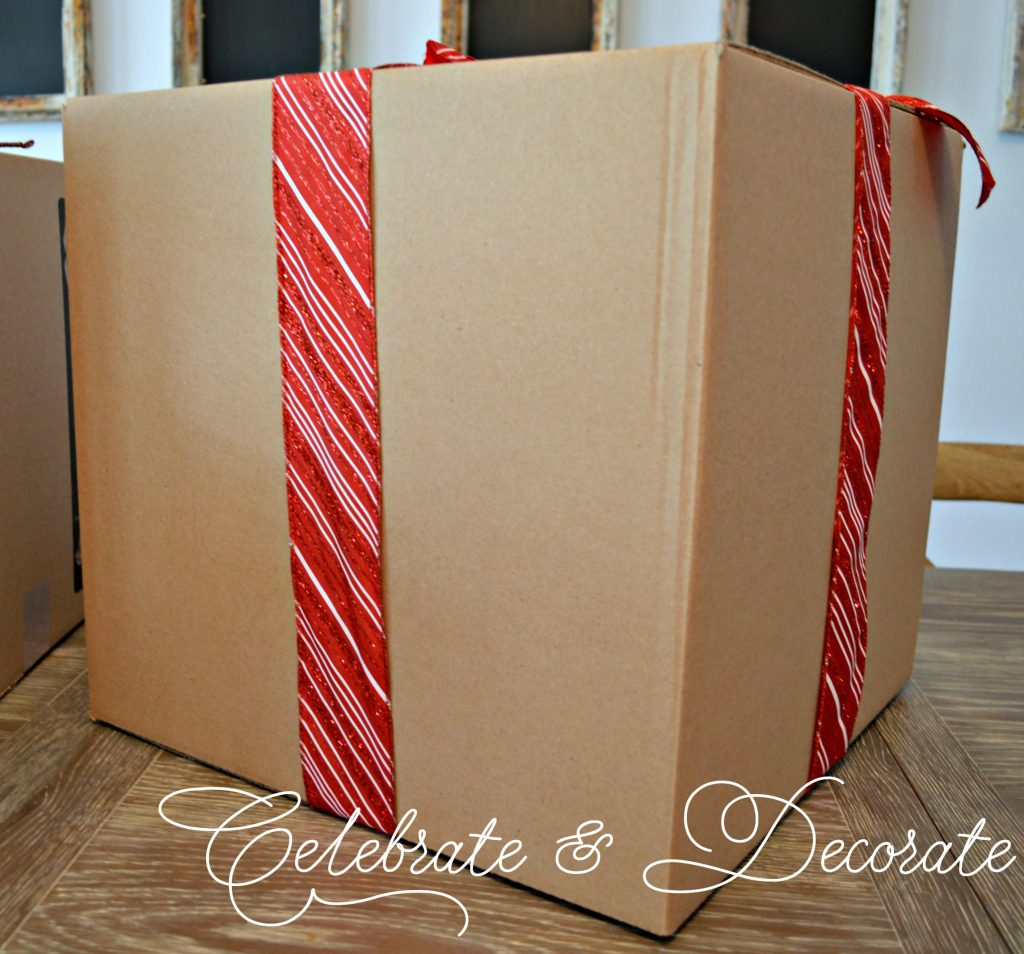 christmas decor using boxes DIY Christmas Decorations with Boxes Celebrate & Decorate