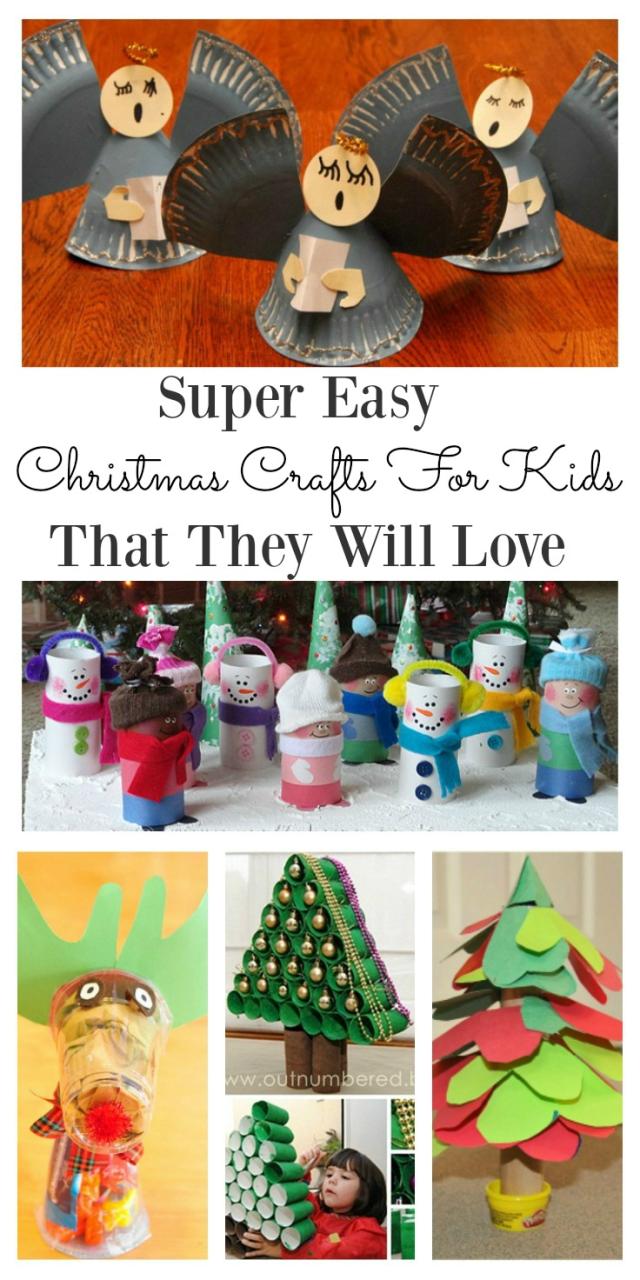 christmas decoration ideas craft 5 Super Easy Christmas Crafts For Kids That They Will Love