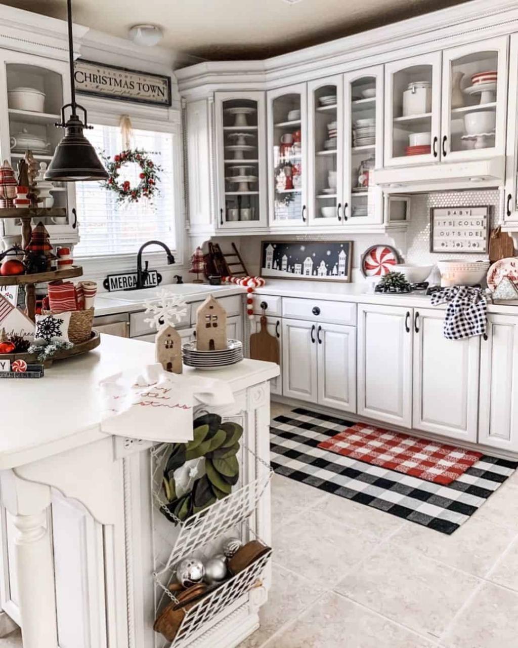 farmhouse kitchen christmas decor Christmas Themed Farmhouse Kitchen Wall Décor Soul & Lane