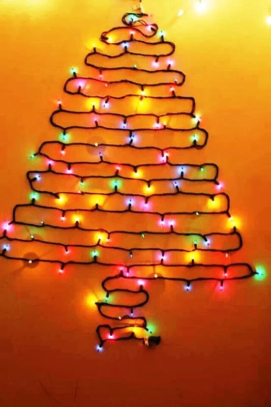 christmas lights wall decor 25 Christmas Lights Decorations On Walls Decoration Love