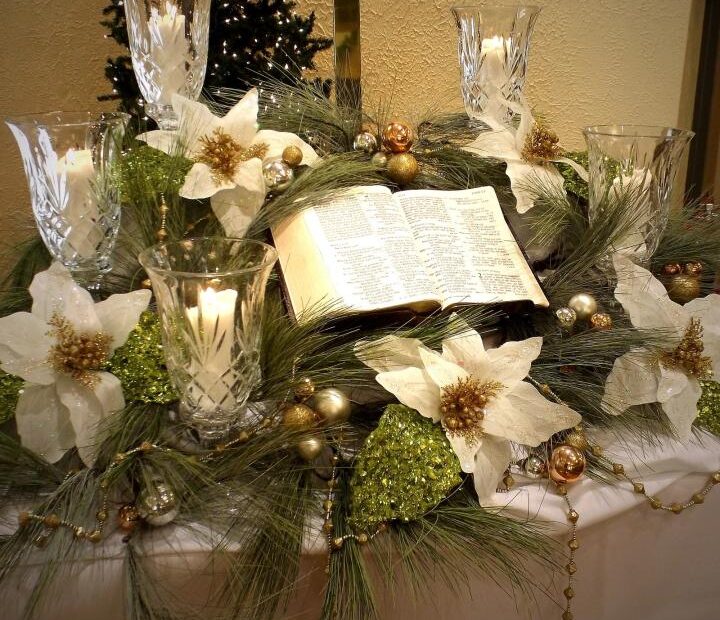 christian decor for christmas 30 Amazing Church Christmas Decorations Ideas Decoration Love