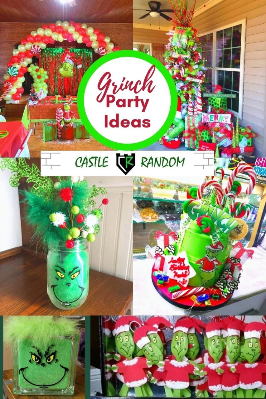 grinch christmas party decor Grinch Christmas Party Ideas Castle Random