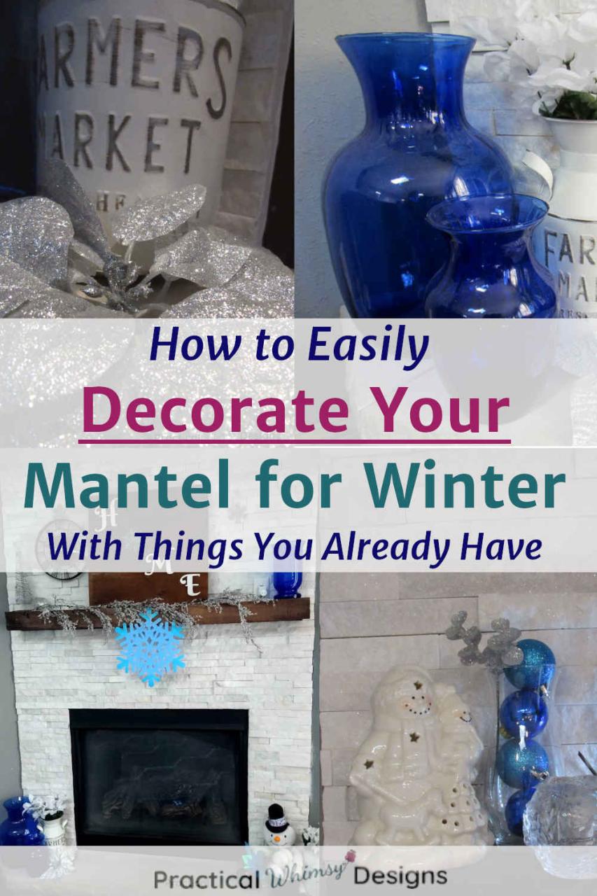 winter mantel decor after christmas How to Transition to Winter Mantel Decor After Christmas Practical