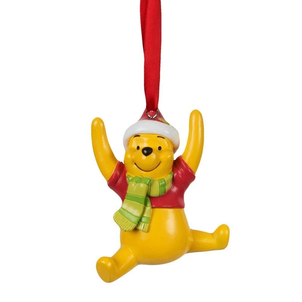 winnie the pooh christmas decor Disney Winnie the Pooh Resin Hanging Christmas Holiday Decoration with