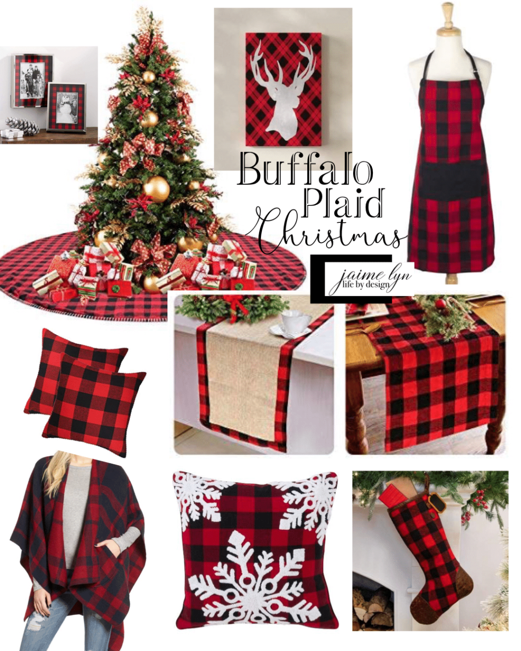 buffalo plaid outdoor christmas decor A “Buffalo Plaid” Christmas jaime lyn