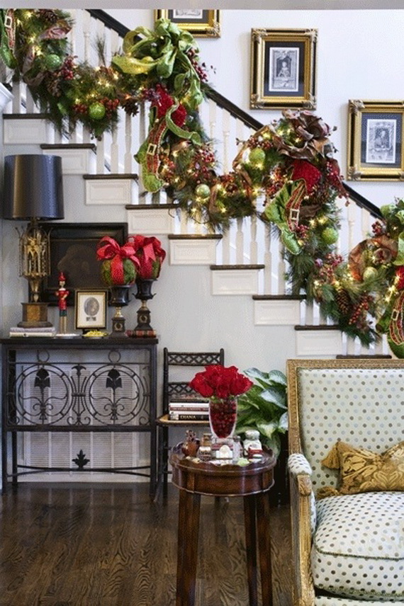 christmas entry way decor 50 Fresh Festive Christmas Entryway Decorating Ideas family holiday