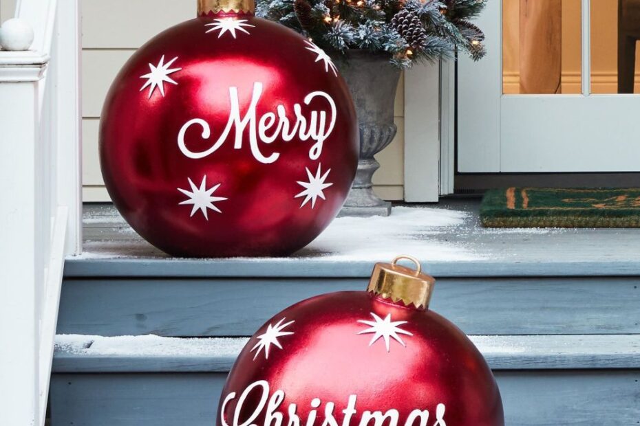 giant outdoor christmas decor Go Beyond Lights With These 18 Christmas Yard Decorations