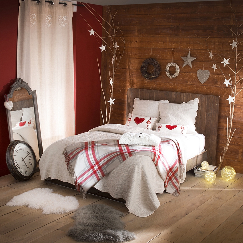 christmas decor for your bedroom 10 Christmas Bedroom Decorating Ideas, Inspirations