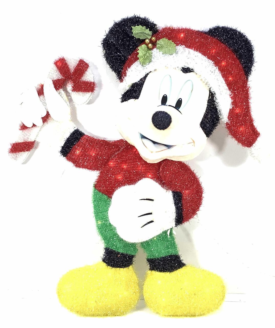 disney mickey christmas decor Lot Disney Mickey Mouse Lighted Christmas Decor